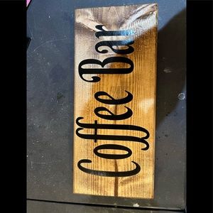 Wood sign